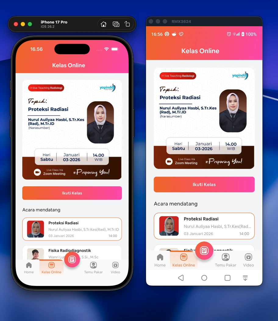 Live Online Classes via Zoom